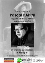 Affiche Lecture Papini